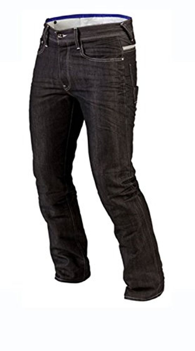 Producto Juicy Trendz Hombre Motocicleta Pantalones Moto Pantalón Mezclilla Jeans con Protección Aramida Negro