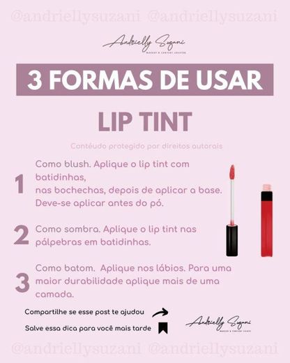 Quem aí ama lip tint??❤️❤️