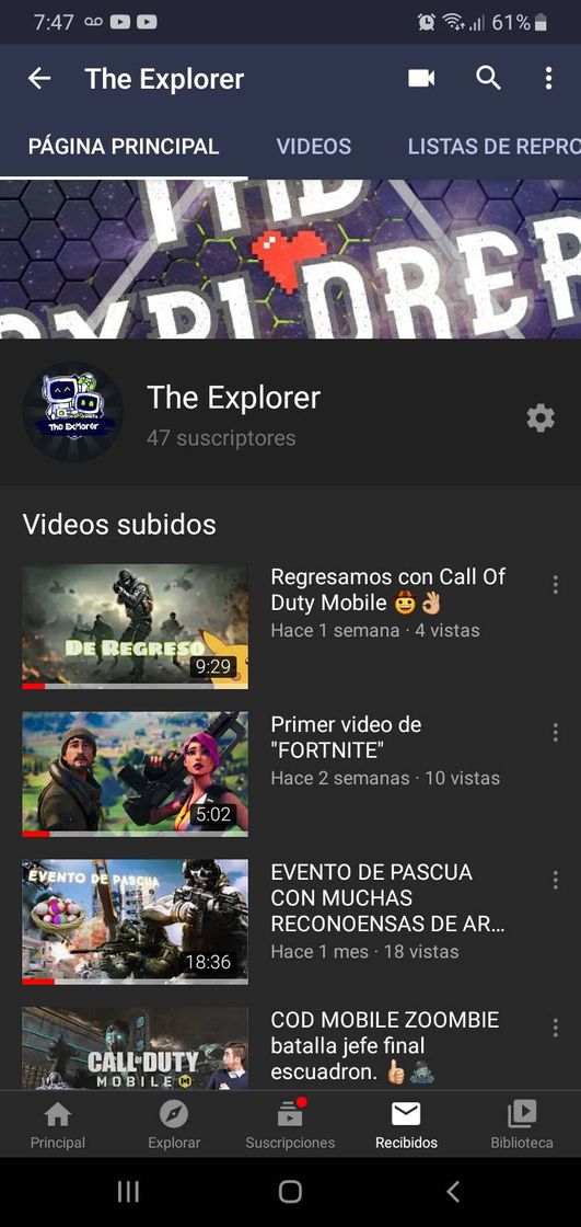 Social Mi canal de Youtube espero tu ayuda :)