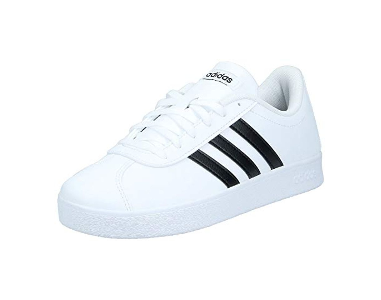 Social Adidas Vl Court 2.0 K, Zapatillas de deporte Unisex niños, Blanco