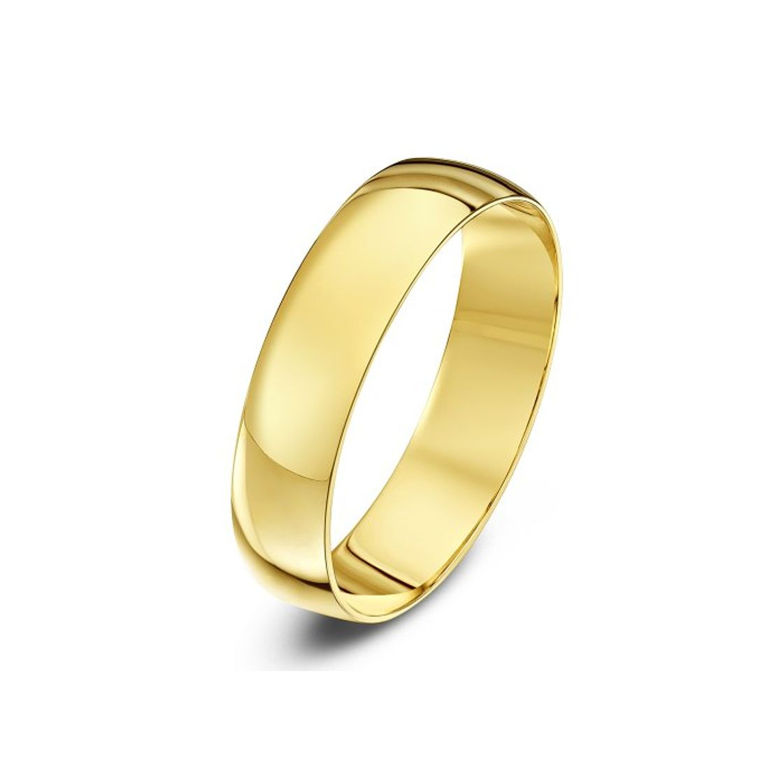 Social Theia Anillo de Bodas de Oro Amarillo