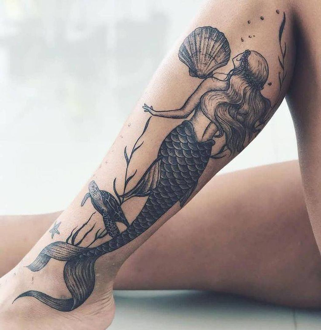 Moda Tatuagem de Sereia