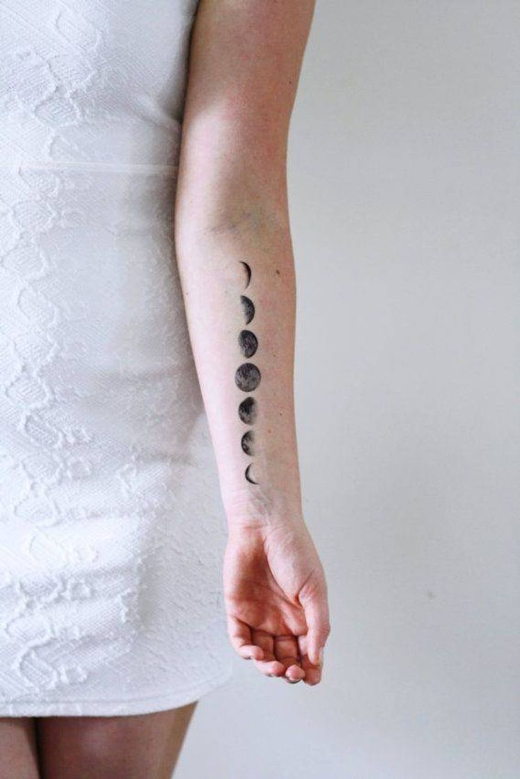 Fashion Tatuagem das Fases da Lua❤❤😻