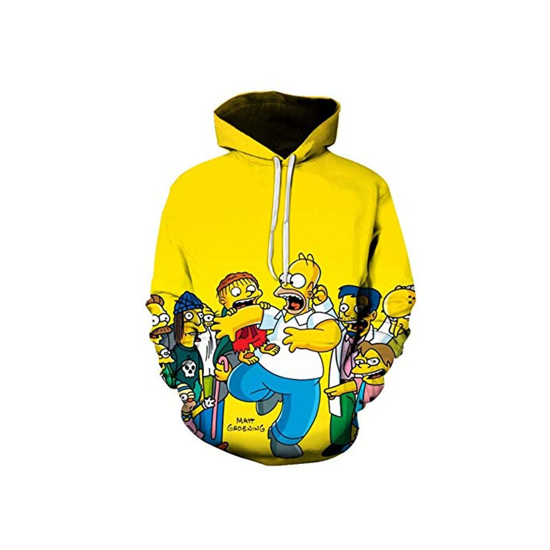 Producto LIFENGWY Pullover con Capucha Sudadera Top Suéter Capucha para Los 3D HD Anime Impreso Cosplay Unisex Hoodies Slim Moda Outwear Blusa Manga Larga Cool Nylon Larga Transpirable The Simpsons