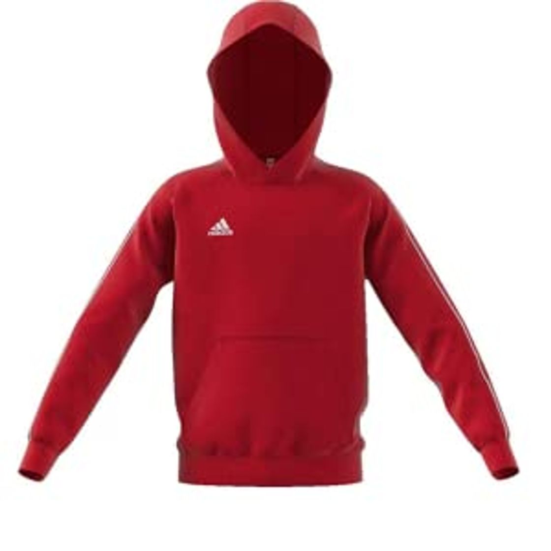 Fitness adidas Core18 Hoody Sudadera con Capucha, Unisex Niños, Rojo