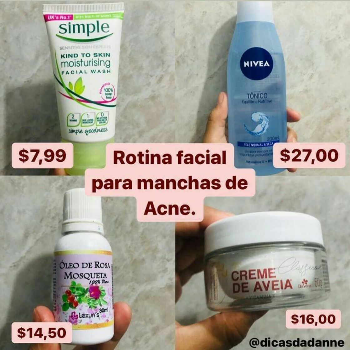 Moda Rotina facial para peles com manchas de acne