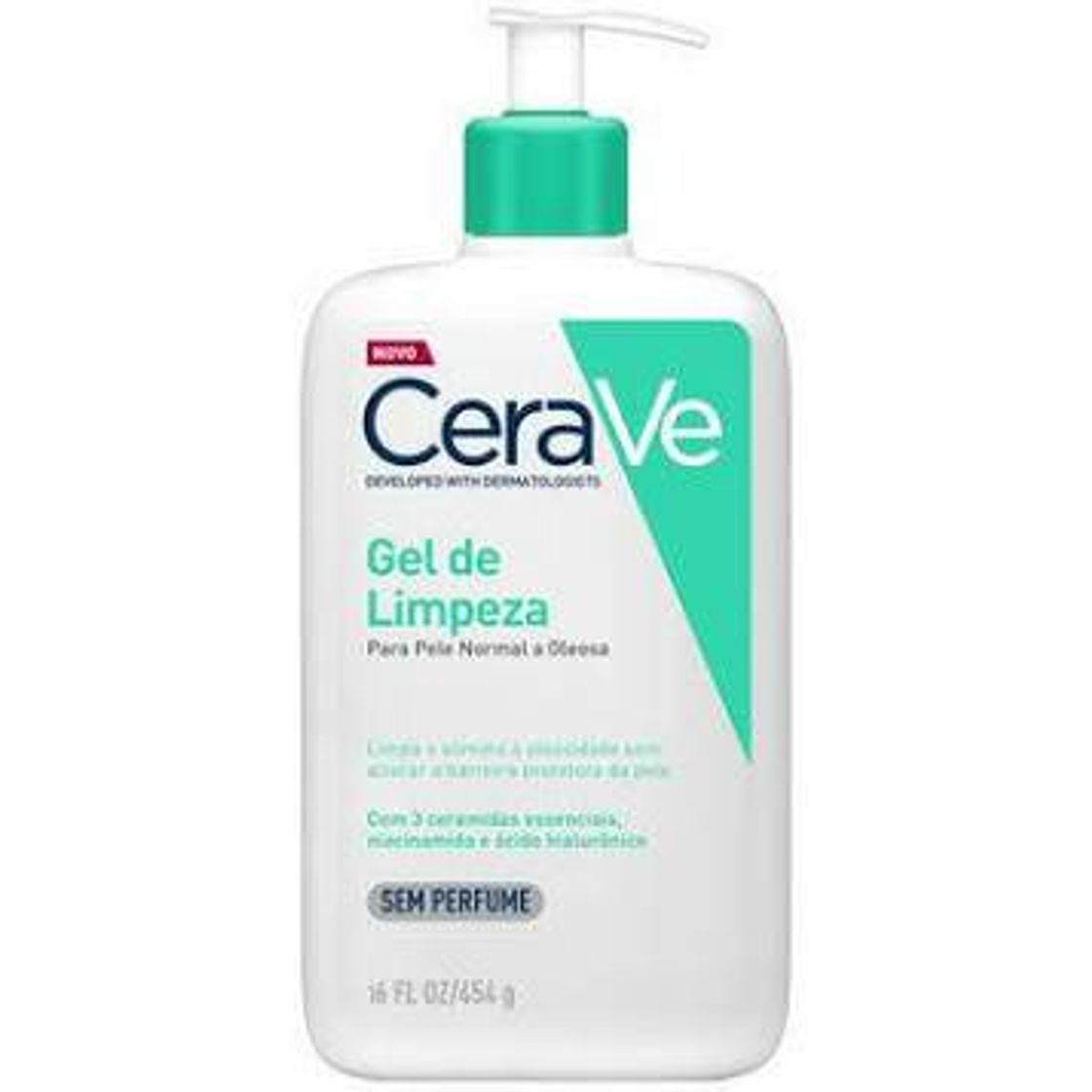 Fashion Gel de limpeza facial Cerave pele normal a óleosa