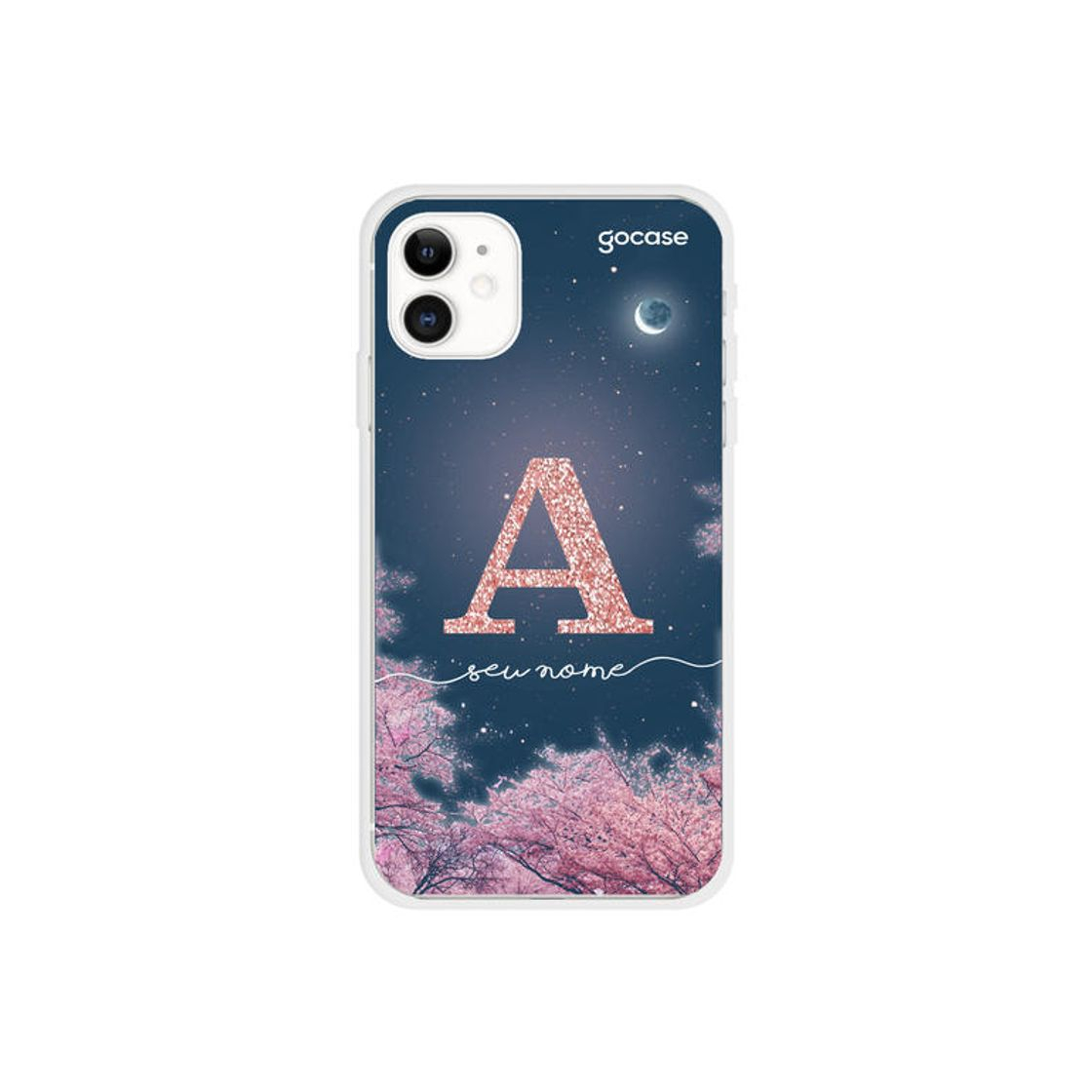 Social Capinha para celular Cerejeiras Noturnas Glitter — Gocase