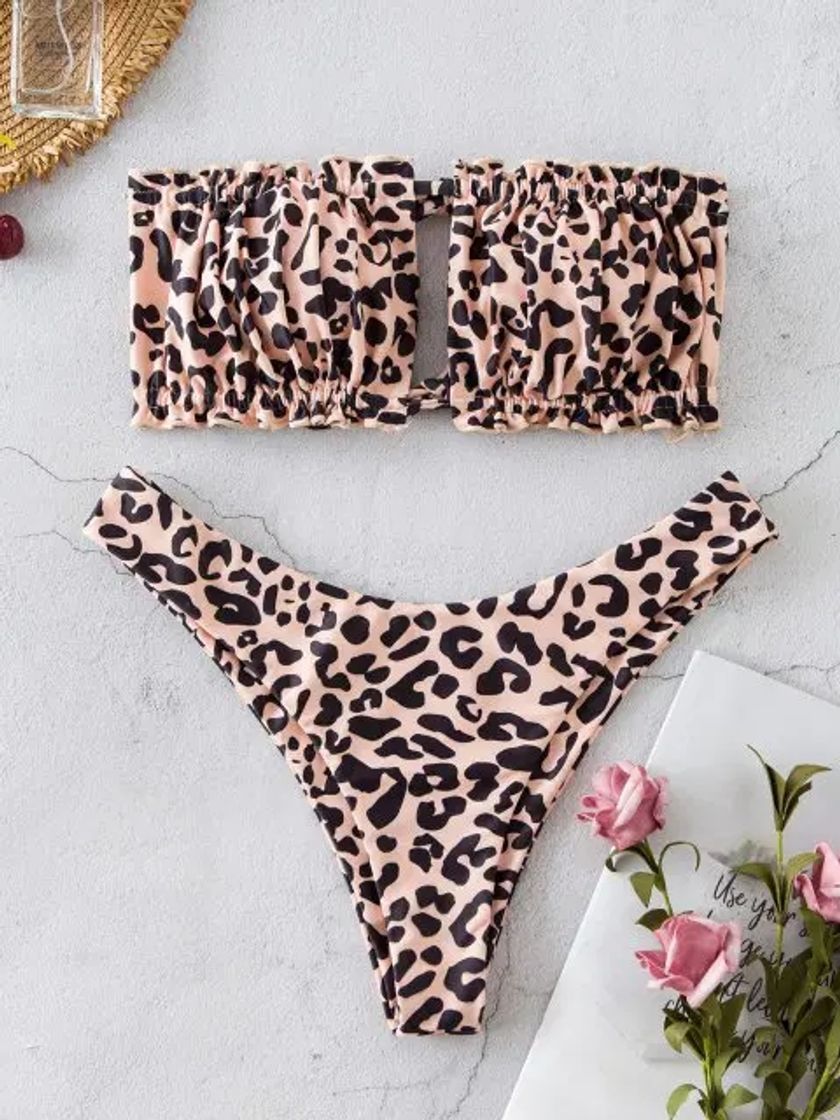 Product Biquíni ZAFUL Leopardo — Animal Print Bikini