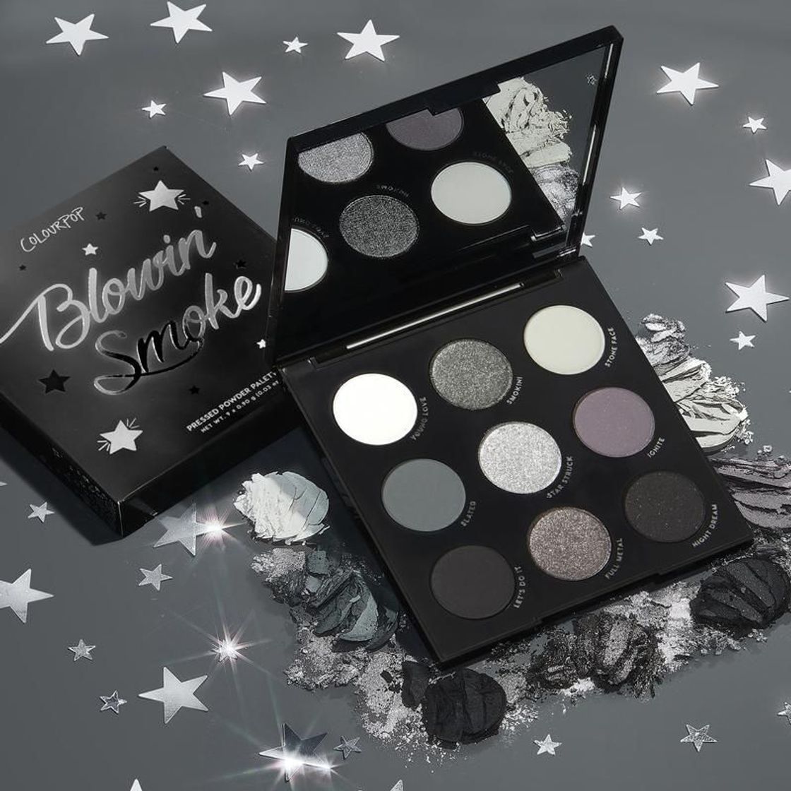 Product Blowin' Smoke Gray Eyeshadow Palette — ColourPop