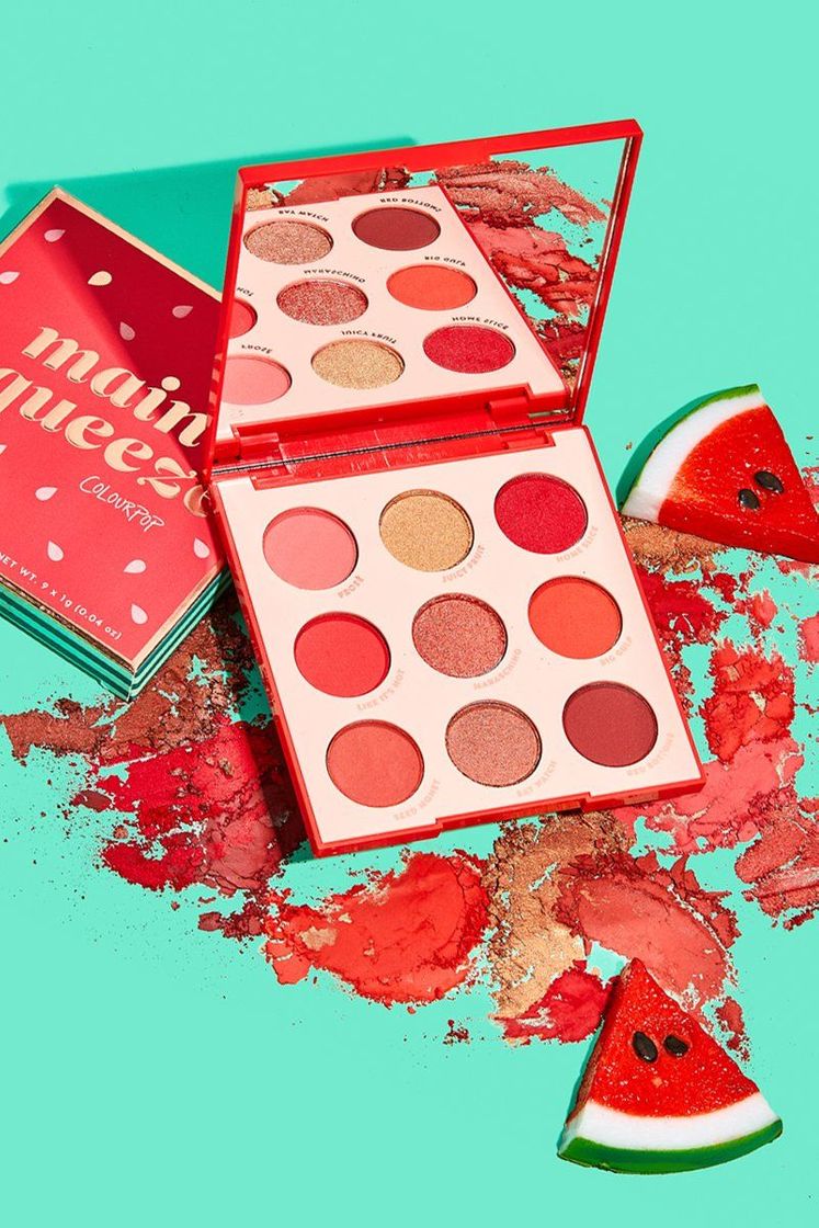 Productos Main Squeeze Watermelon Red Eyeshadow Palette — ColourPop