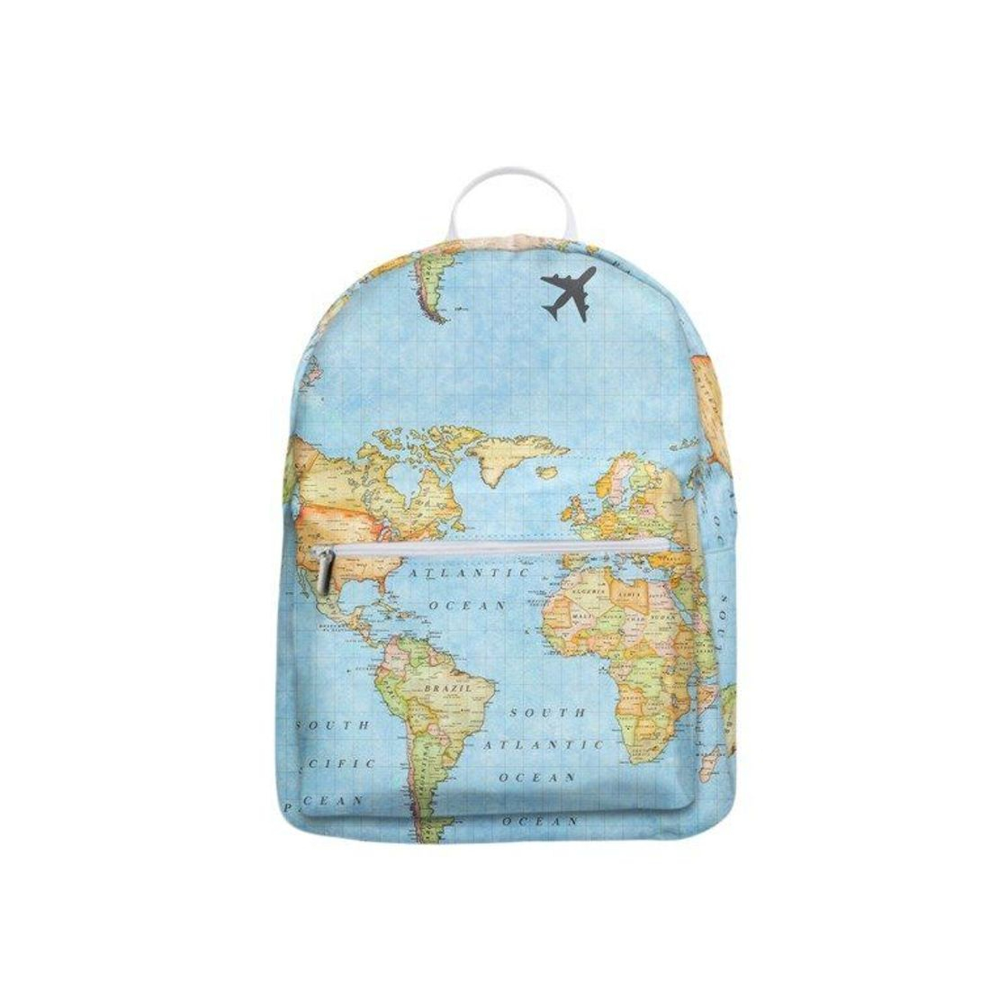 Producto Mochila Feminina Fun Mapa Mundi Manuscrita — GoCase