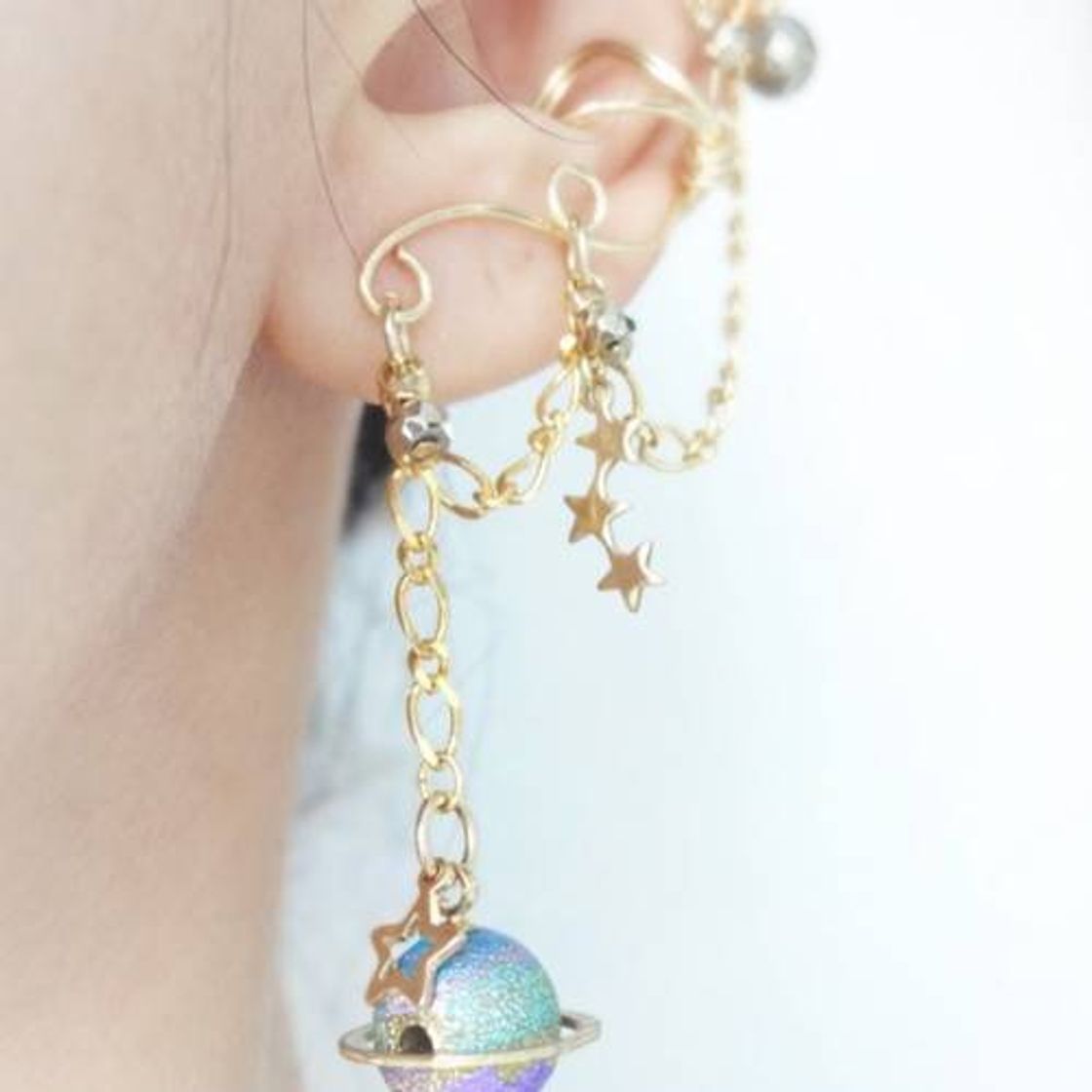 Social Brinco UFO Espaço Sideral — Creema Earrings