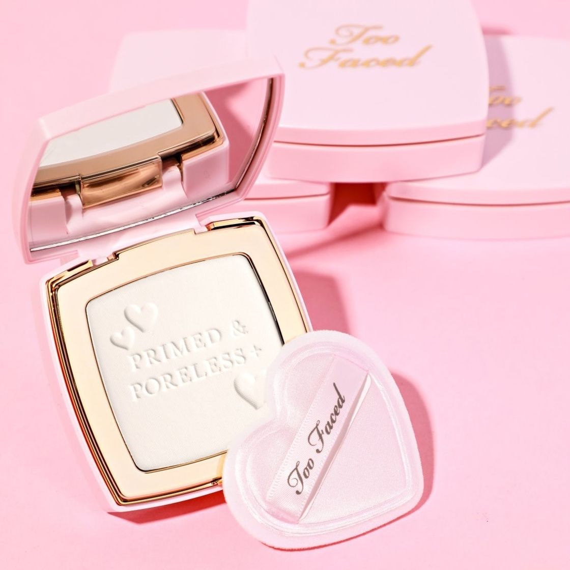 Social Too Faced Primed & Poreless Face Powder Polvo Mate