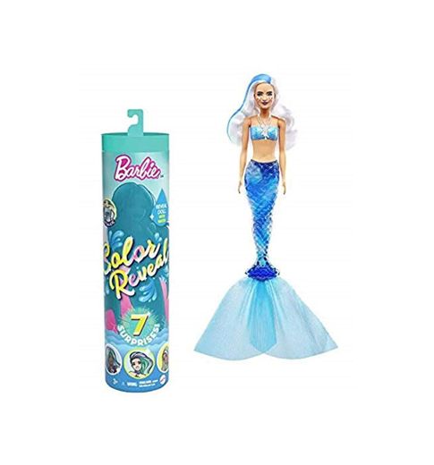 Barbie Color Reveal, muñeca que revela sus colores con agua, incluye ropa