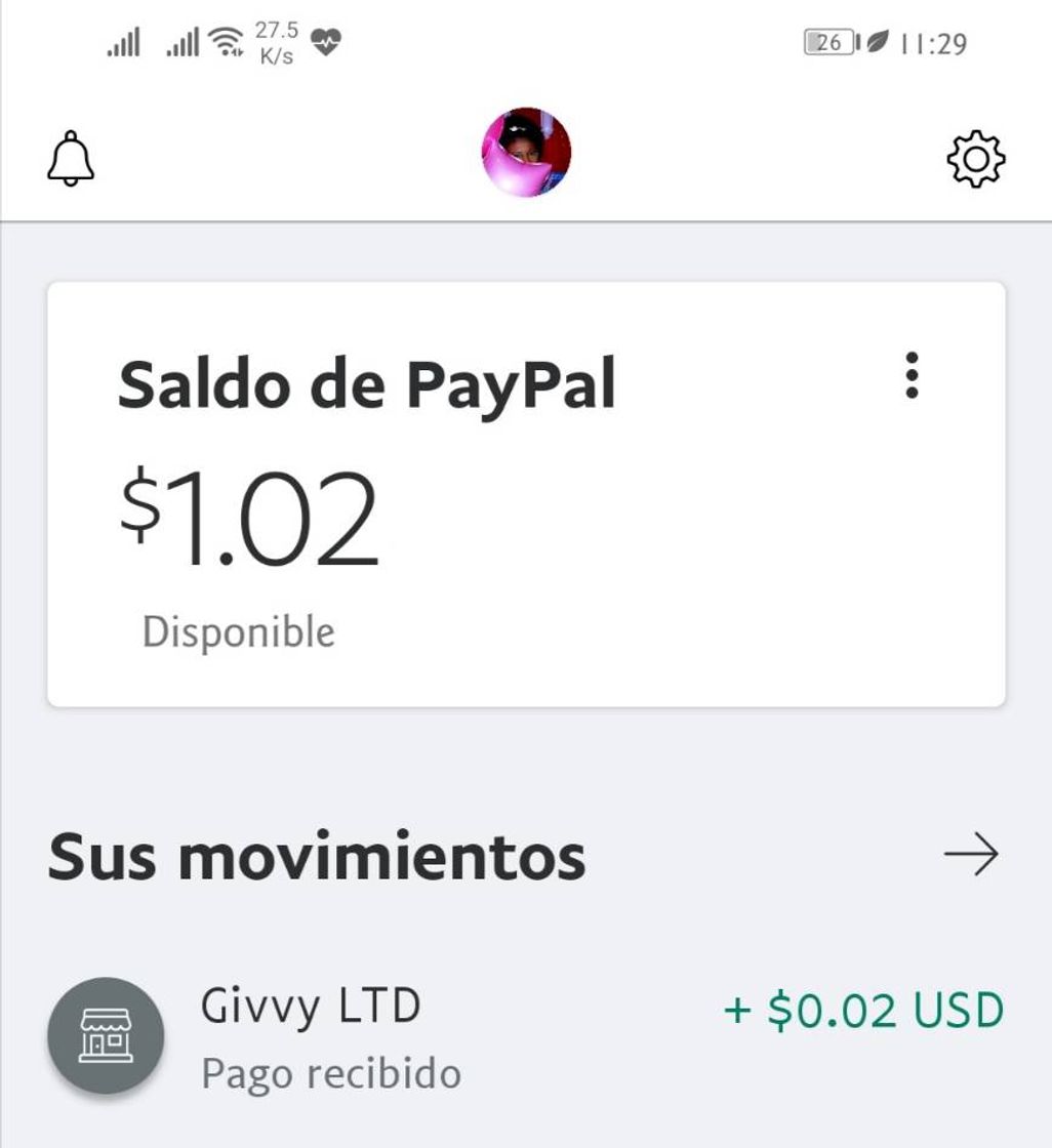 App Saldo a PayPal retiro desde 0.02 