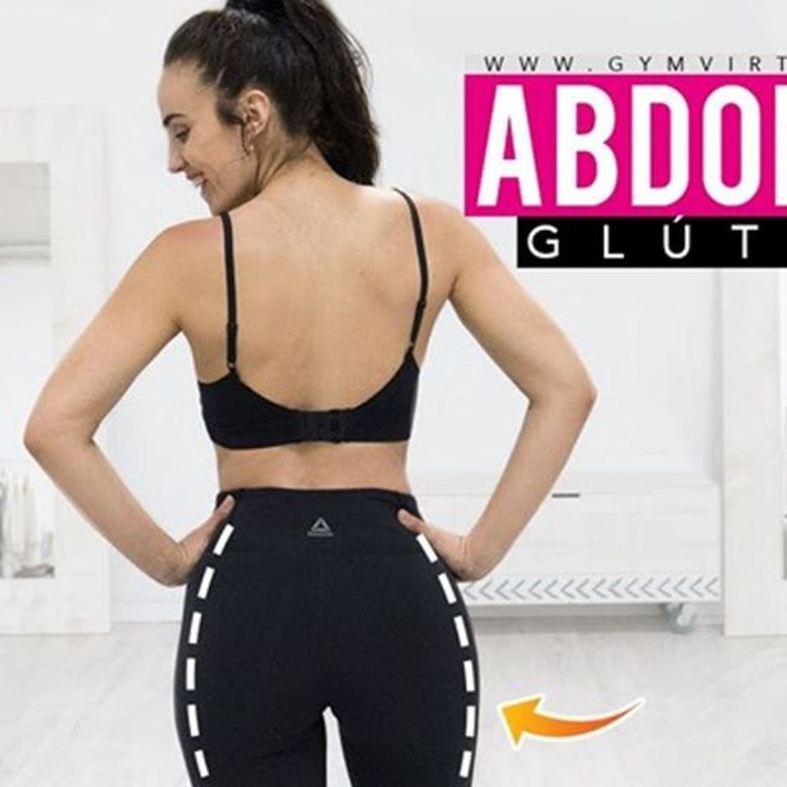 Fashion Ejercicios en casa🏘️ para tonificar abdomen y glúteos.⚡🏋️