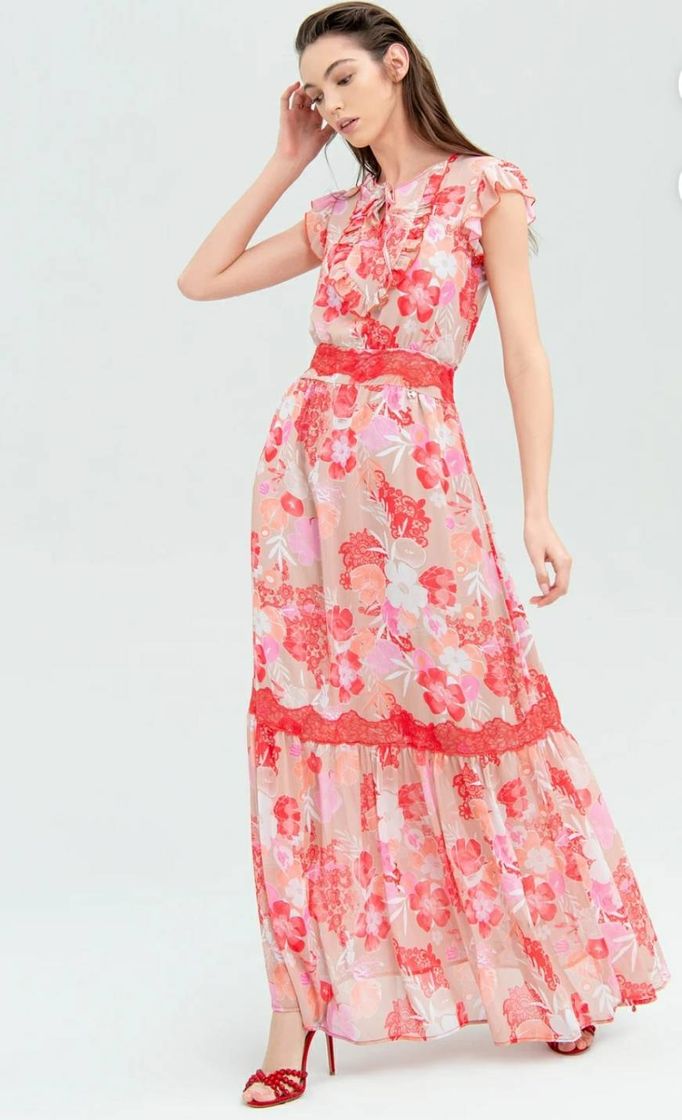 Fashion Longe floral dress