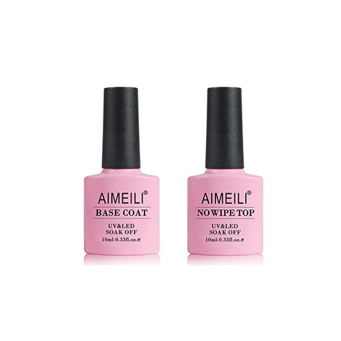 Social AIMEILI Base y Top Coat Semipermanente Esmalte Semipermanente Esmaltes de gel de