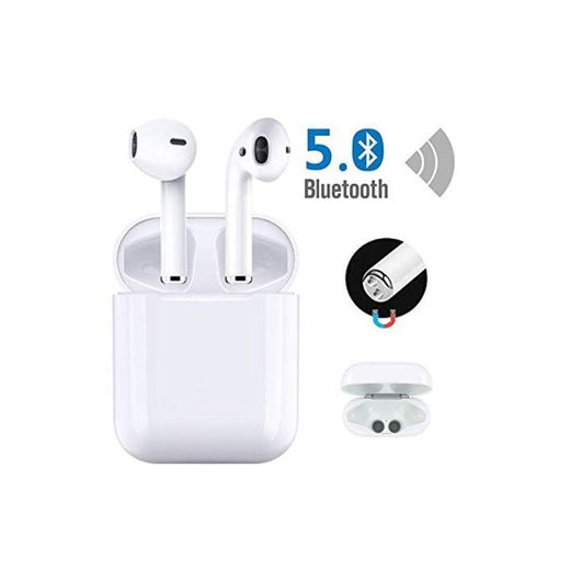 Bluetooth 5.0 Auriculares inalámbricos Bluetooth Auriculares internos IPX5 Auriculares Impermeables con cancelación