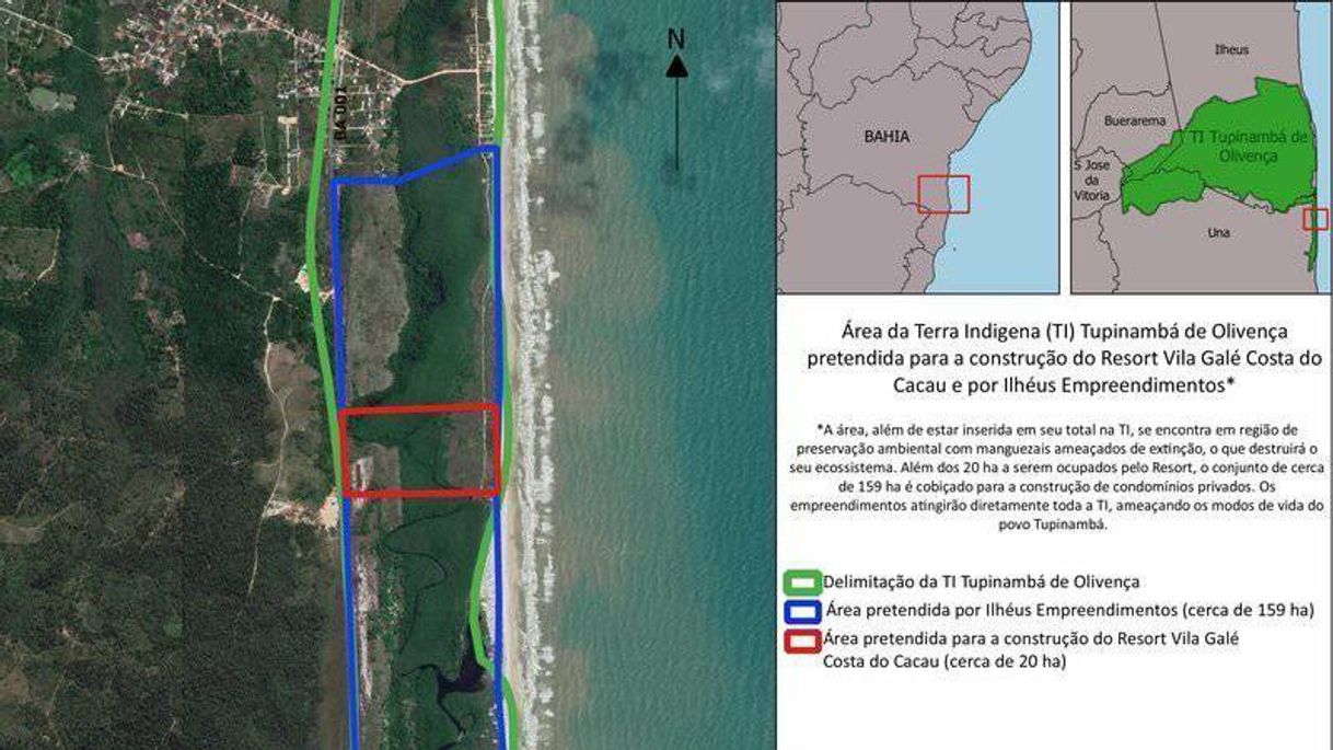 Moda Cancelamento de projeto hoteleiro no território tupinambá