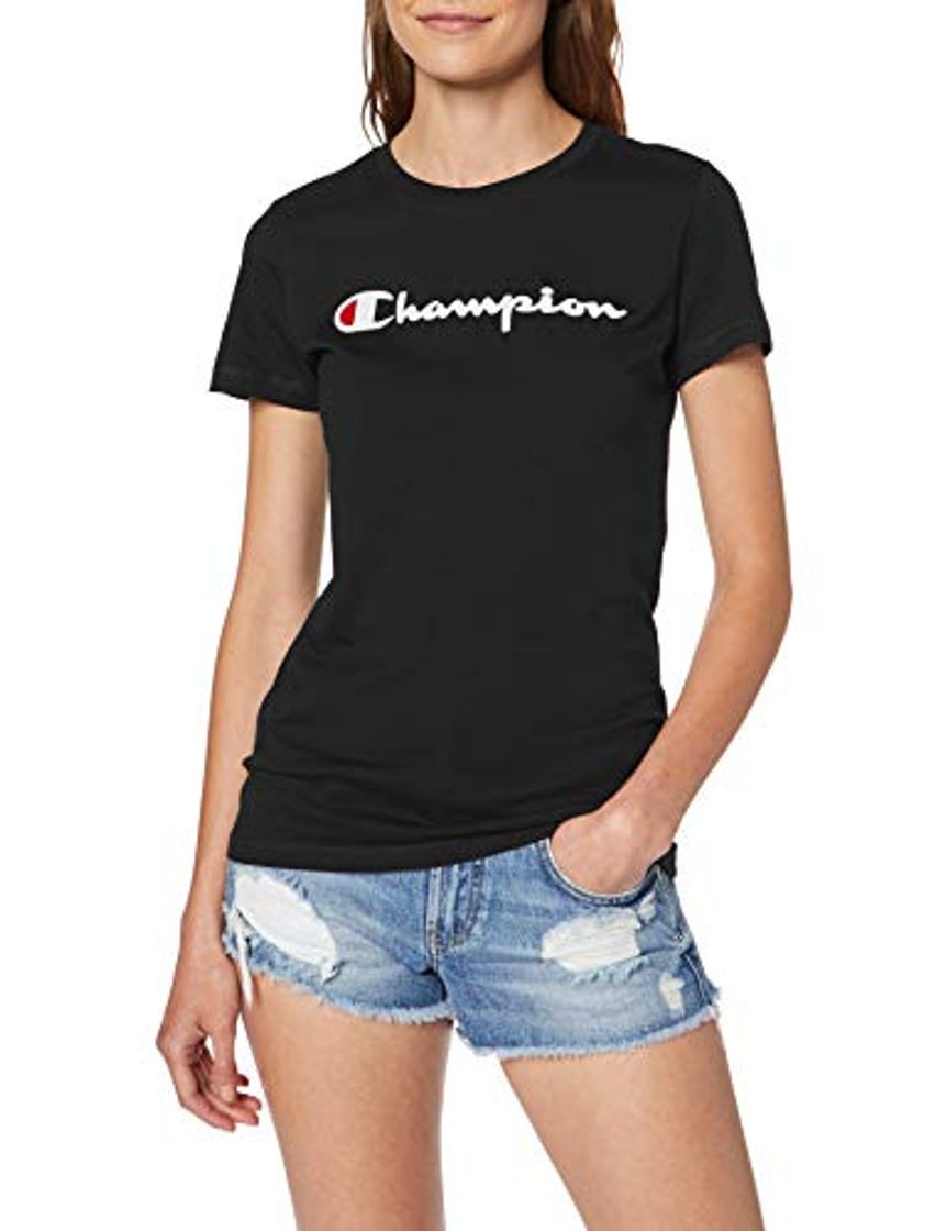 Social Champion Classic Logo para Mujer Camiseta, Negro