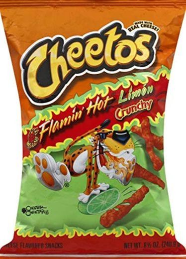 Cheetos Flamin Hot Limon Crunchy 8.5 oz