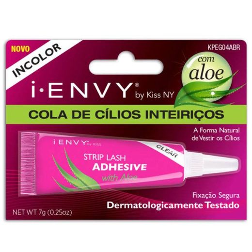 COLA LONGA DURAÇÃO 16H ALOE VERA INCOLOR - Kiss New