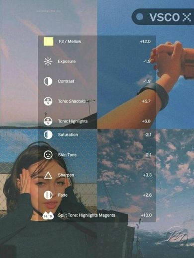 Edição VSCO