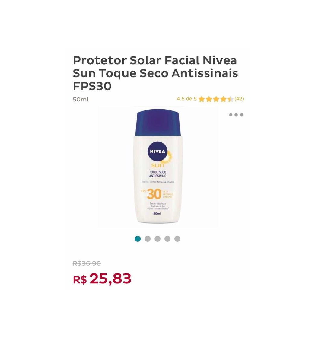Social Protetor solar Nivea Sun toque seco fps30