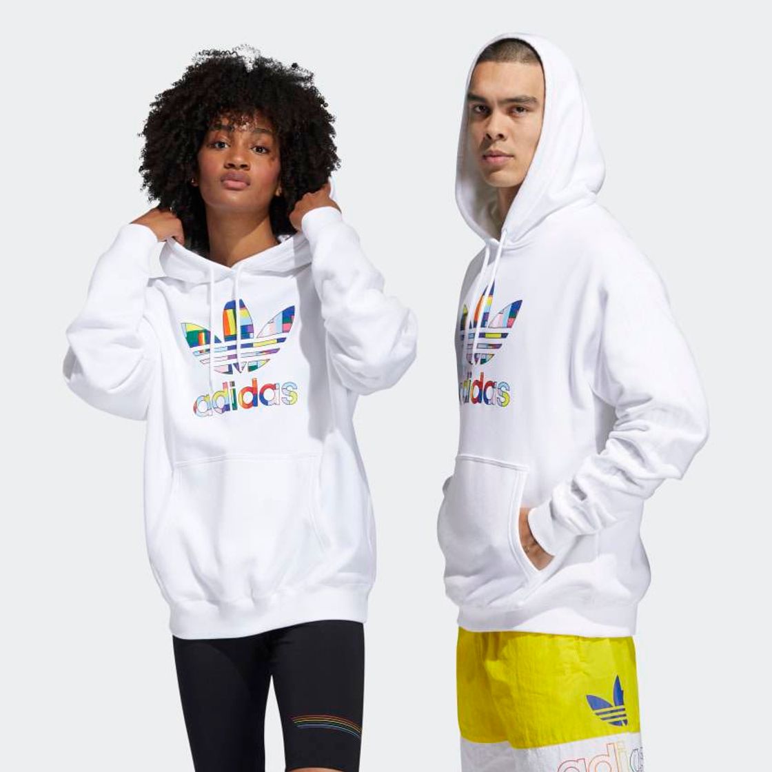 Moda Polera con capucha | pride flag full | ADIDAS