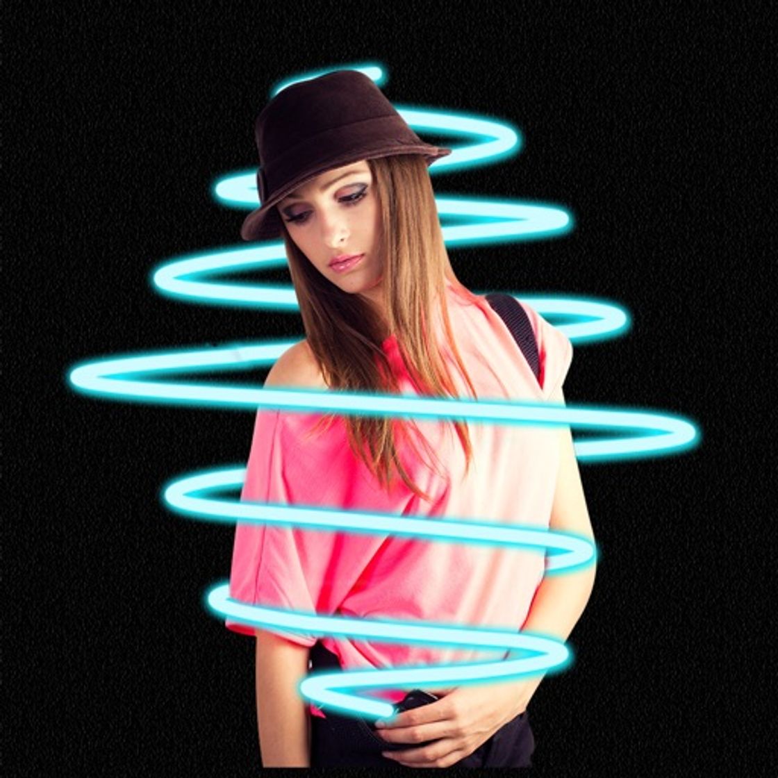 App Spiral Photo Editor Neon