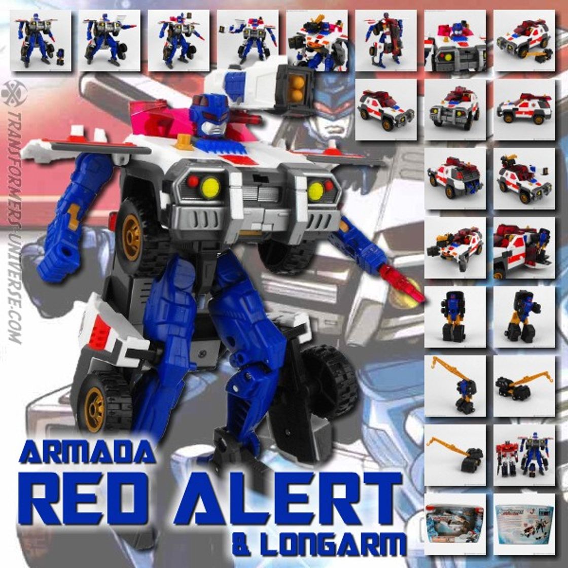 Moda RED ALERT TRANSFORMERS ARMADA REVIEW