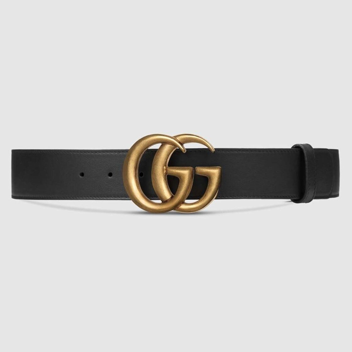 Fashion GUCCI Leather belt with Double G buckle