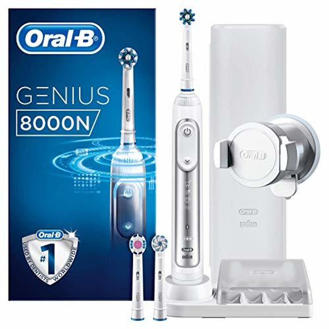 Social Oral-B Genius 8000N CrossAction - Cepillo Eléctrico