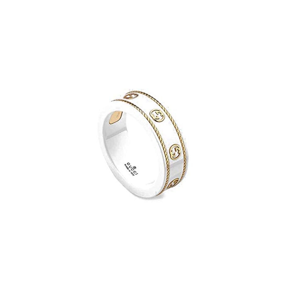 Social Gucci Anillo de Oro Amarillo Zirconia 7 1/2