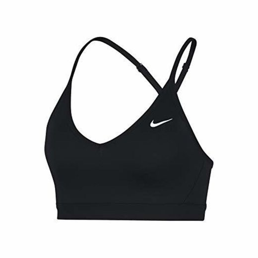 Nike Indy Sujetador Deportivo, Mujer, Negro