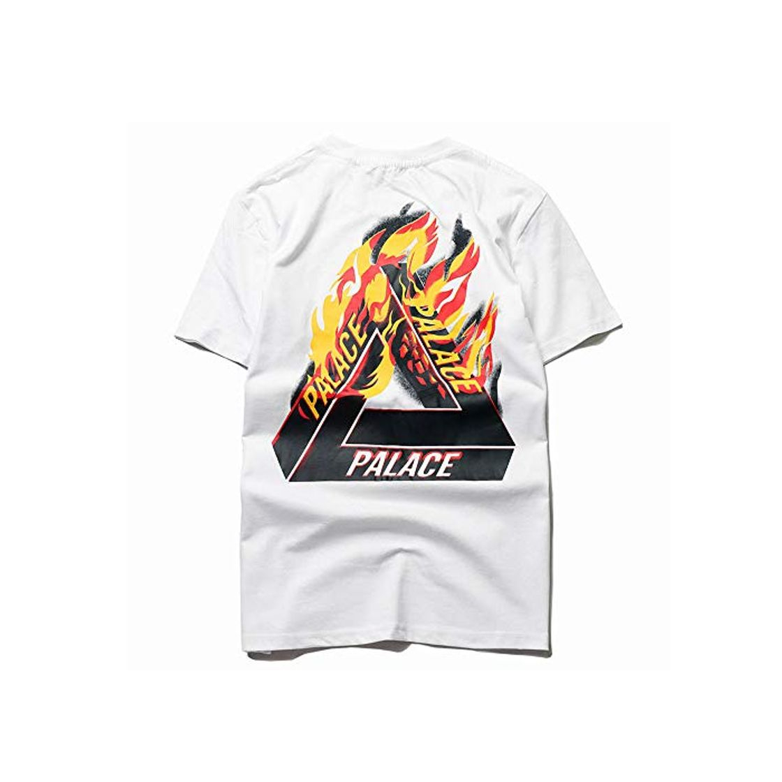 Product YEEXCD Camiseta de Hombre Tide Brand Palace Manga Corta Hip Hop Flame