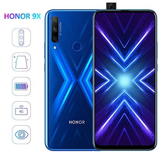 HONOR 9X Smartphone Telefono Movil 4GB RAM 128GB ROM, Pantalla completa de