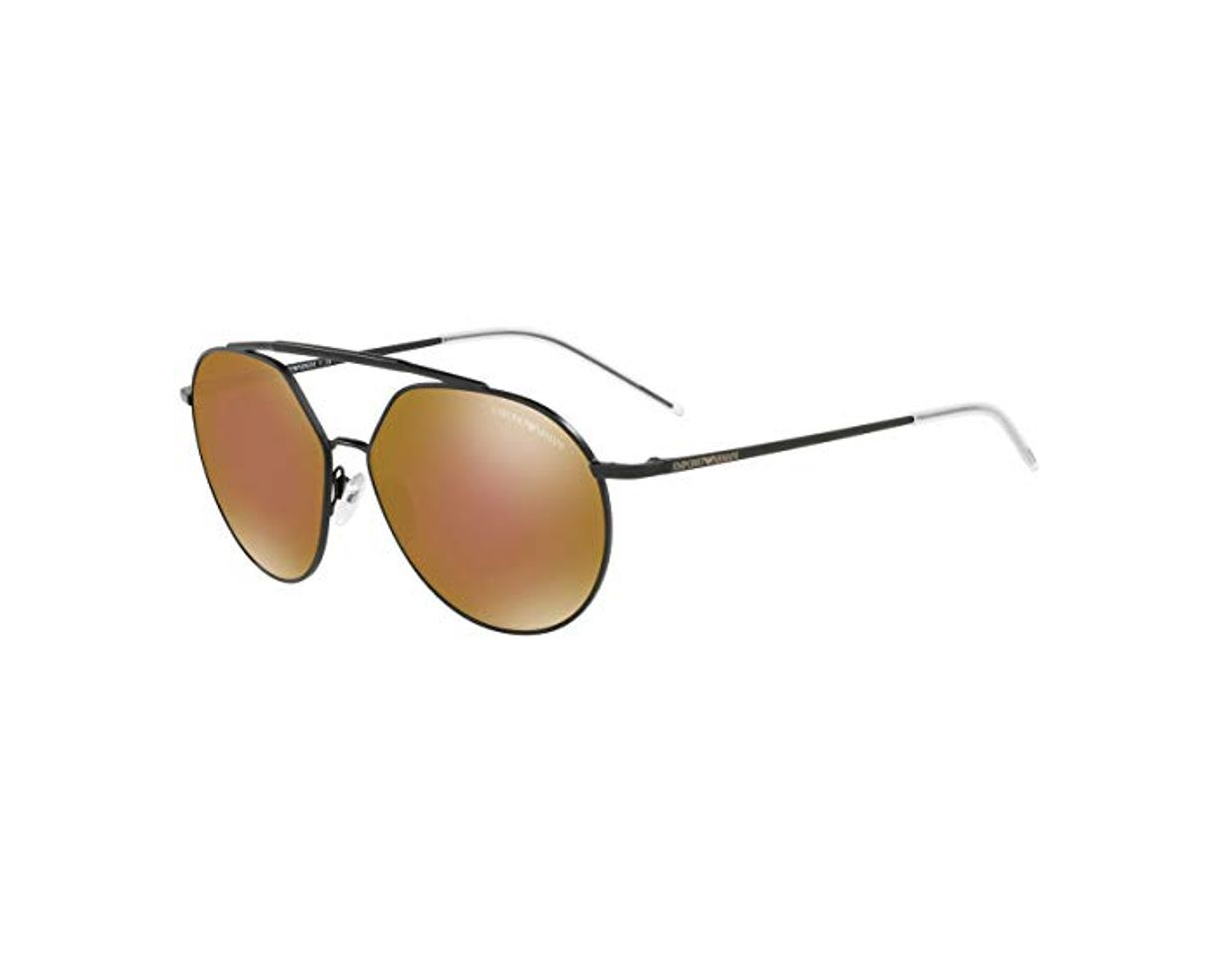 Product Emporio Armani EA2070 Gafas de Sol Negro Mate con Lentes de Espejo Marrón Bronce 59mm 30017D EA 2070