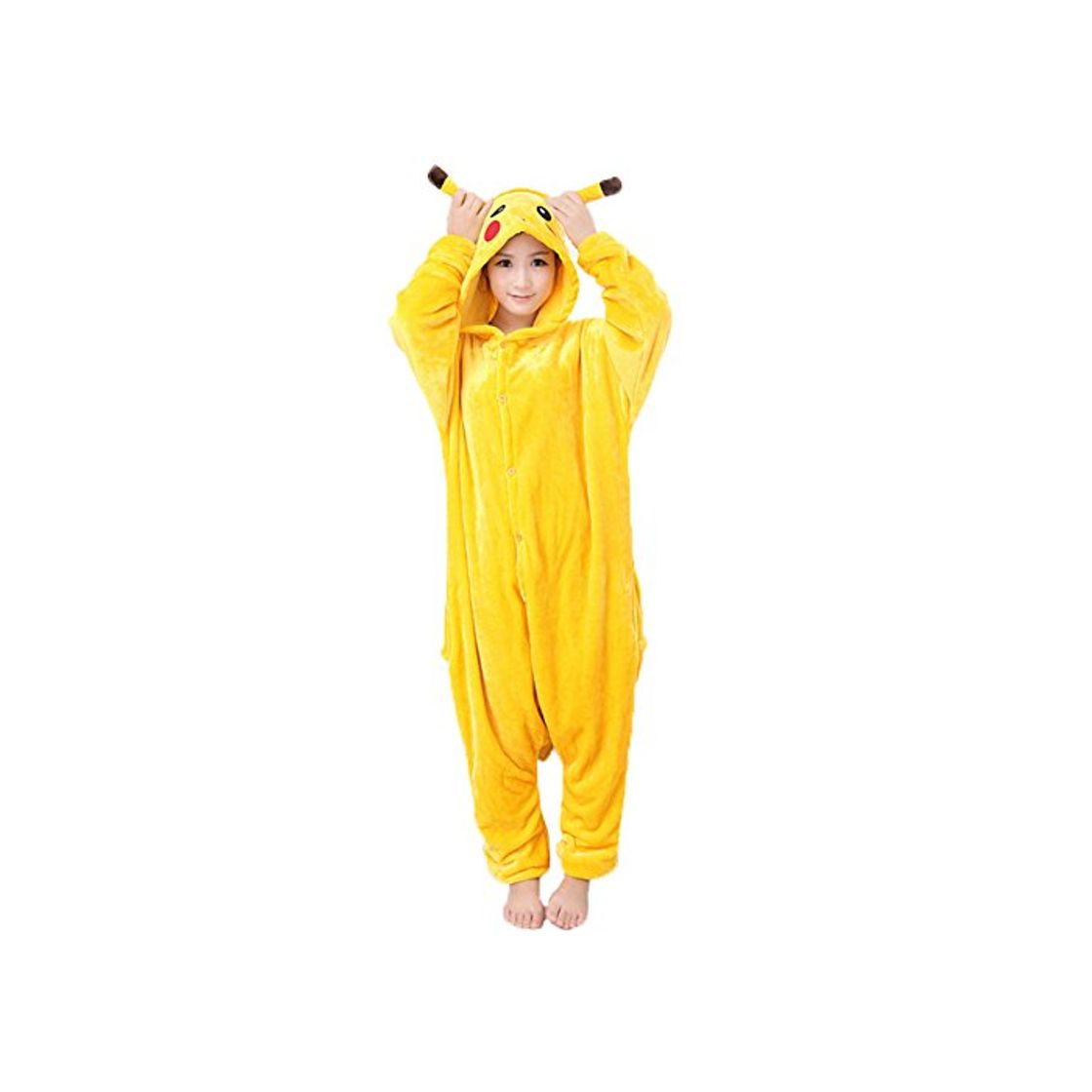 Producto JunYito Pijama Pikachu Animale Disfraz Stitch Traje Niños Niña Adulto Mujer Invierno