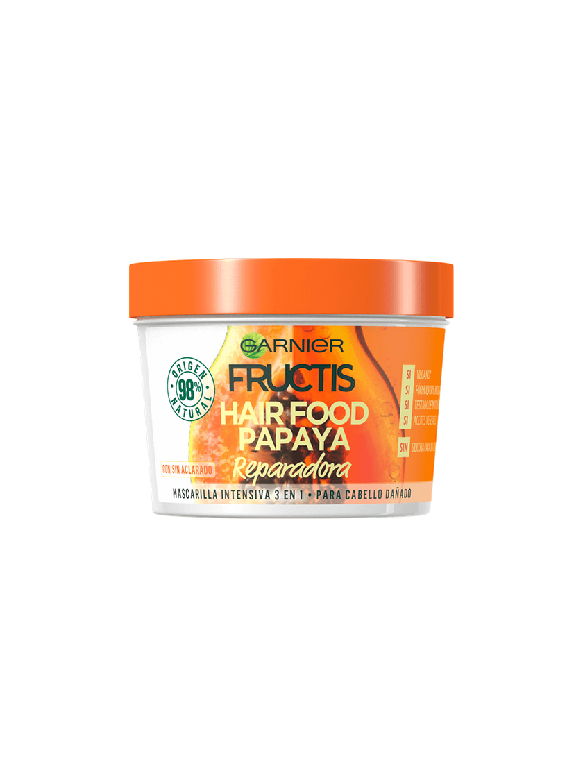 Producto Hair Food Papaya: Mascarilla de papaya para el pelo 3 en 1