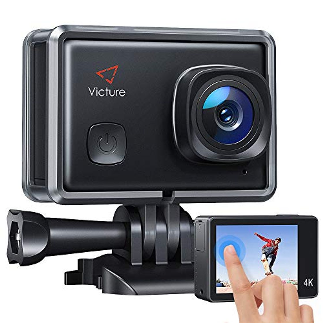 Social Victure AC900 Cámara Deportiva 4K 20MP Wi-Fi Pantalla Táctil EIS Cámara Acción