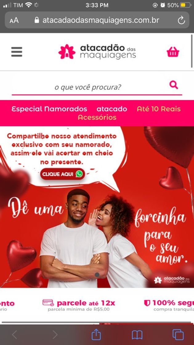 Social Atacadão das Maquiagens - Home Page