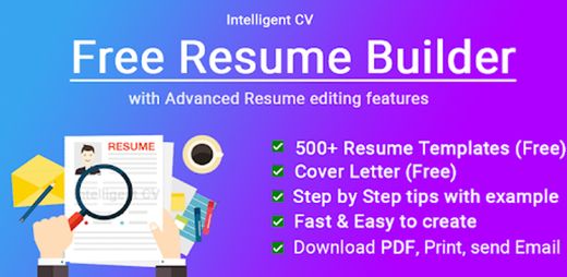 Resume Builder App Free CV maker CV templates 2020 - Google Play