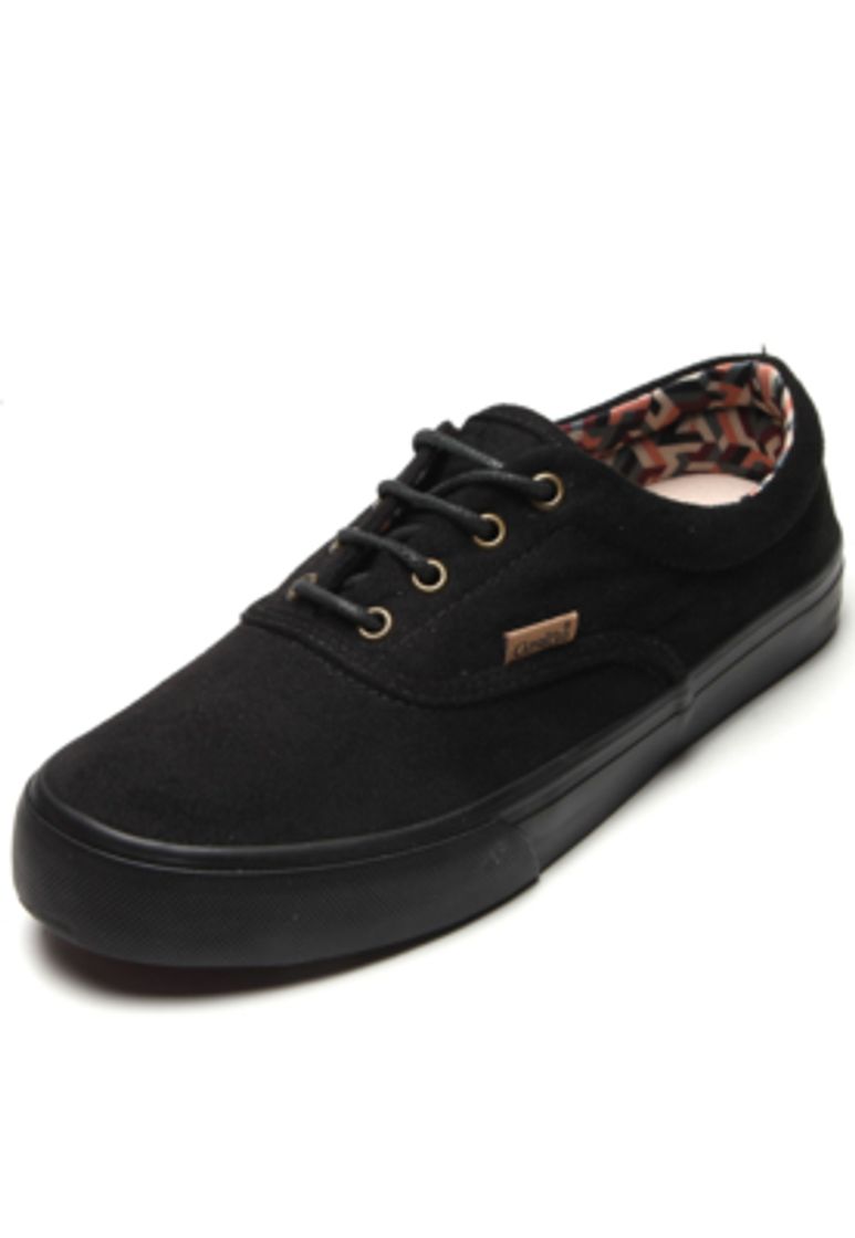 Tênis Casual Tênis Capricho Lanai Suede Soft Preta - Dafiti