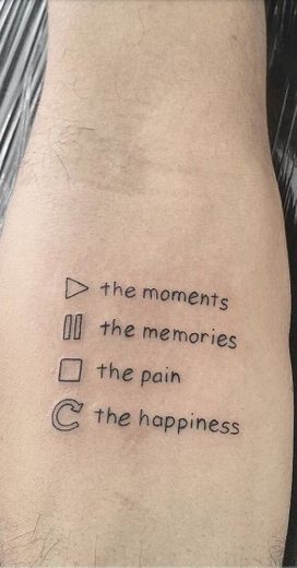 Tatuagem momentos 