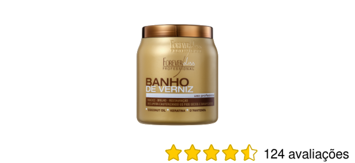 Fashion Forever Liss Professional Banho de Verniz - Máscara Capilar 1000g