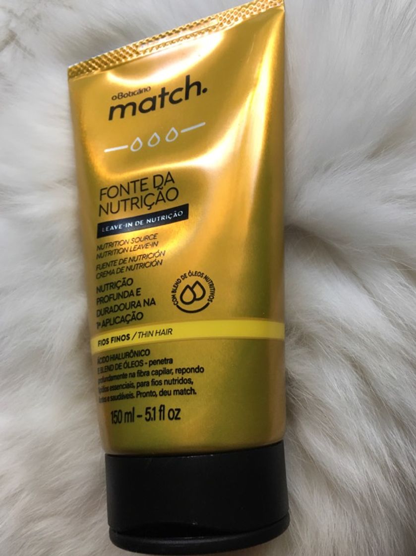 Moda Match Fonte da Nutrição Creme para Pentear Fios Finos, 150ml - O ...