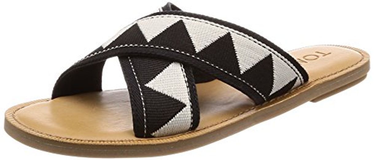 Moda TOMS Women Viv, Sandalias de Senderismo para Mujer, Negro